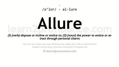 allure definition.